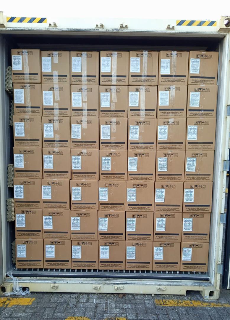 Contenedor FCL huevos GLV